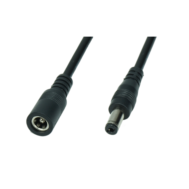 DC 2.1/5.5 mm verlengkabel voor LED voedingen 100cm - POSDC-Y-PS21-1.0