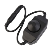 LED draaidimmer 12 & 24 Volt max 8 ampere - Zwart 2025AF6093