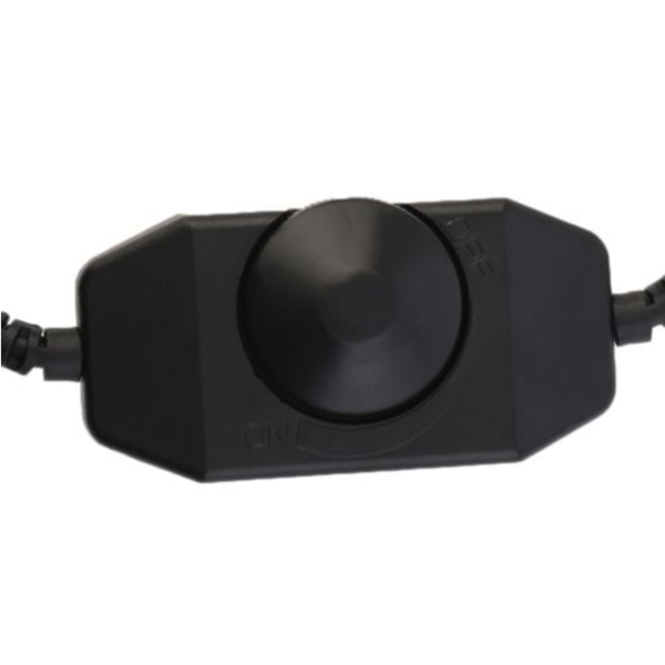 Luksus LED dimmer LED draaidimmer 12 & 24 Volt max 8 ampere - Zwart 2025AF6093