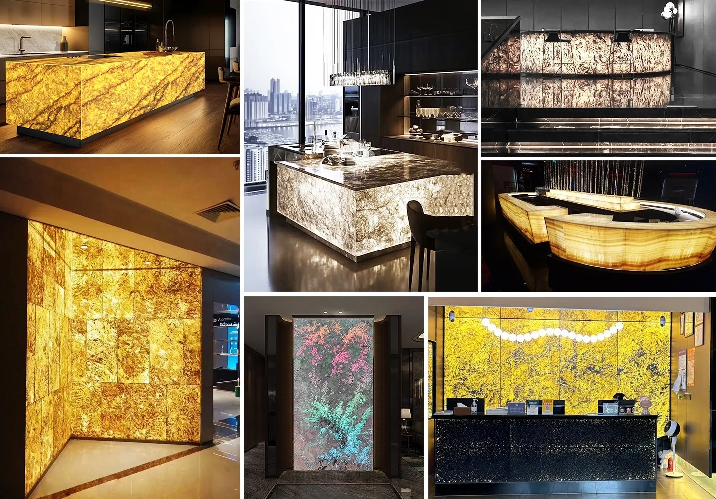 LED verlichting op maat voor lichtdoorlatende natuursteen