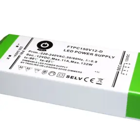 LED voeding 12v 132w dimbaar – fase afsnijding - IP20 - FTPC150V12-D