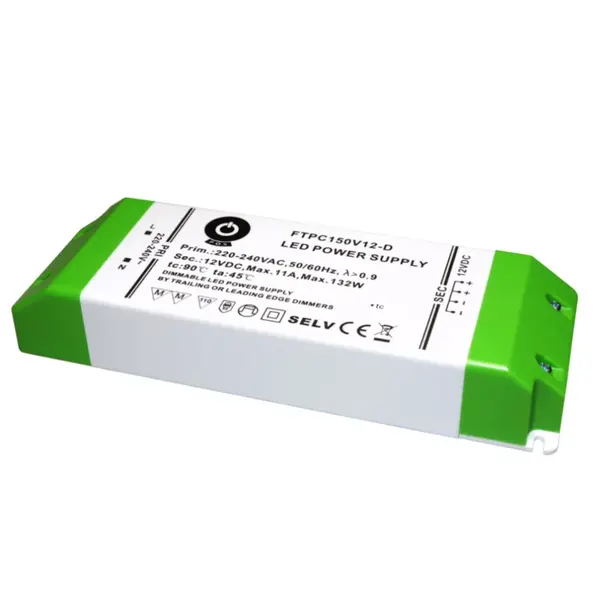 Luksus LED voeding LED voeding 12v 132w dimbaar – fase afsnijding - IP20 - FTPC150V12-D