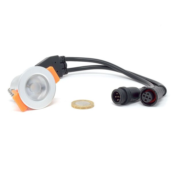 Miboxer LED mini spot - 2000 kelvin extra warm wit - waterdicht IP66 - Miboxer SL1-12-2000K