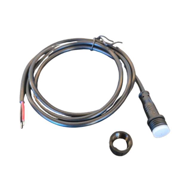 2 aderige aansluitkabel t.b.v. Mini LED spot - ip67 waterdichte verlengkabel - Voor SL1-12 serie. 100cm - AM-SP-12MN2B