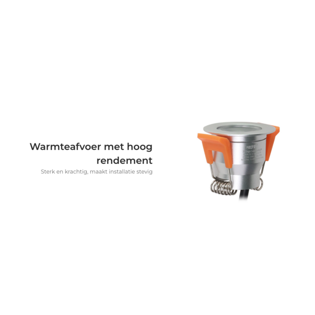 LED mini spot - 3000 kelvin warm wit - waterdicht IP66 - Miboxer SL1-12-3000K