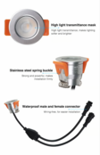LED mini spot - 4000 kelvin natuurlijk wit - waterdicht IP66 - Miboxer SL1-12-4000K