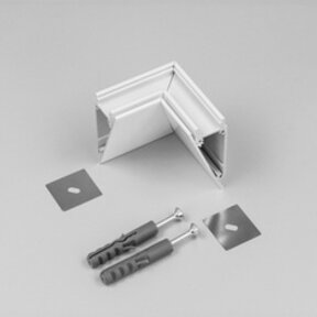 Wit LED profiel hoekverbinding - WALLE12WIT