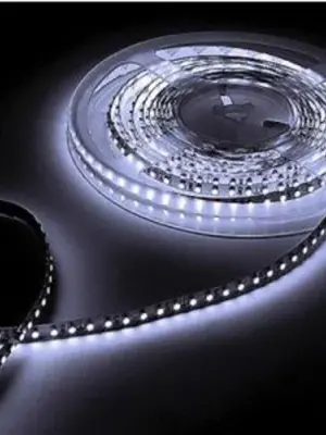 LED strip koud wit 6000k 9,6W 1020LM 120LED p/m 24VDC IP20 - 5 meter