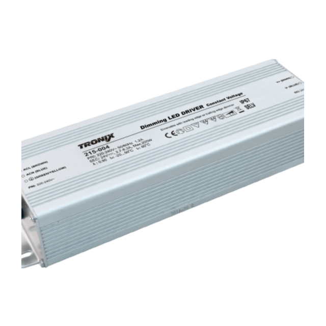 Fase afsnijding dimbare LED voeding 200 watt 24 volt 8,3 ampere - IP67 - 215-004