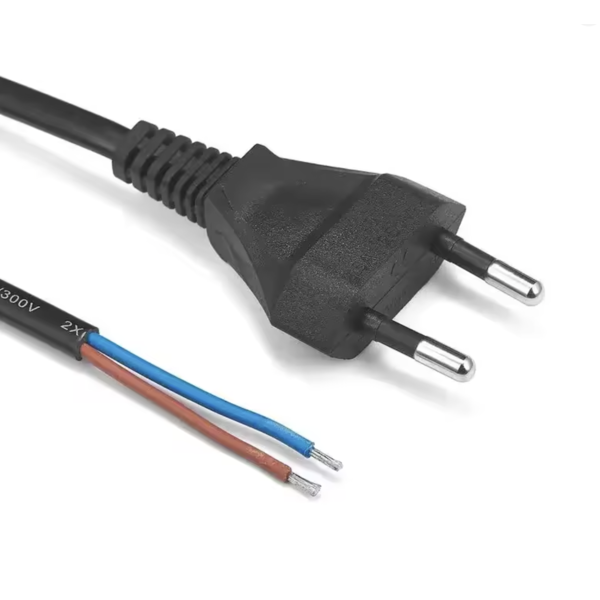 Luksus LED connectoren  2 aderige stroomkabel voor LED voeding - 1 meter - EU stekker voor LED voedingen