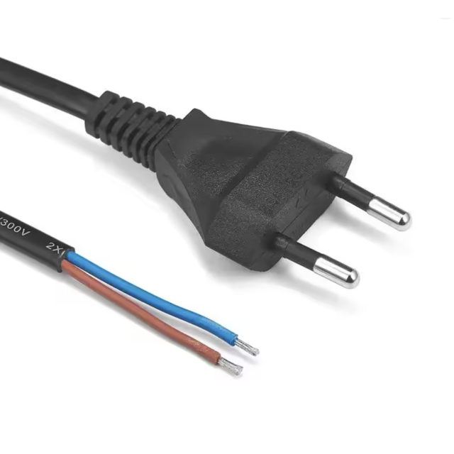 2 aderige stroomkabel voor LED voeding - 1 meter - EU stekker voor LED voedingen