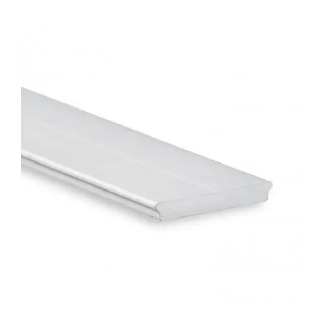 Buigbaar LED profiel 2 meter met halfronde opaal klikafdekking 14ALU - 2 mm x 14,4 mm