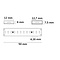 Luksus LED strips Waterdichte LED strip warm wit 3000K 8W 700LM 240LED p/m 48VDC IP68 - 5 meter