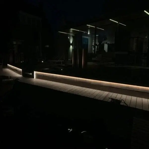 Luksus LED strips Waterdichte LED strip warm wit 3000K 8W 700LM 240LED p/m 48VDC IP68 - 5 meter