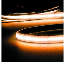Waterdichte LED strip warm wit 3000K 8W 700LM 240LED p/m 48VDC IP68 - 5 meter