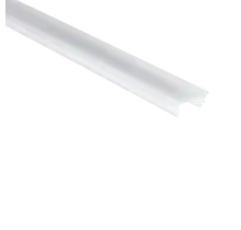 Losse 80 meter opaal LED profiel klikafdekking - 301, 302, 303, 304, 308 serie