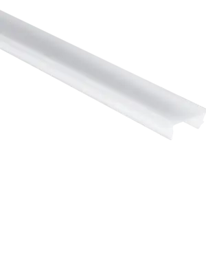 Losse 80 meter opaal LED profiel klikafdekking - 301, 302, 303, 304, 308 serie