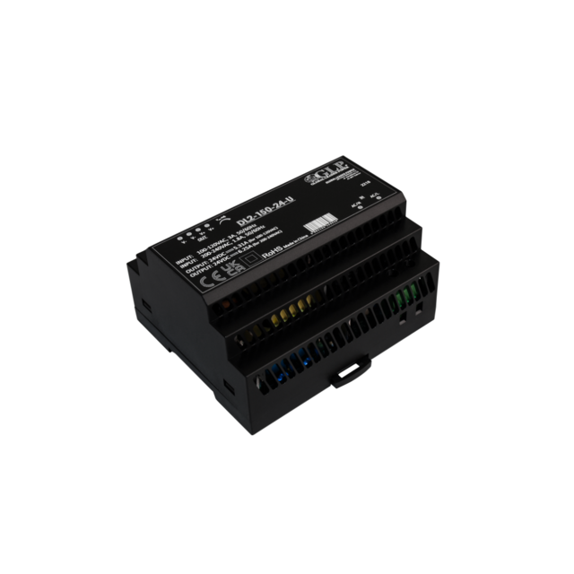 DIN Rail LED voeding 150 watt 24 volt 6,25 Ampère - IP20 - DL2-150-24-U