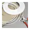 Luksus LED profiel losse afdekking Losse 2 meter afdekking vlak model F12ALU, F12WIT, F12ZWART - C-Opaal-2m