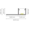 Luksus LED profielen Extra smal LED tegel en stuc profiel inclusief klikafdekking  29,70mm x 9,85mm - SLIMSTUC300