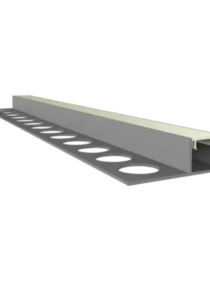 Extra smal LED tegel en stuc profiel inclusief klikafdekking  29,70mm x 9,85mm - SLIMSTUC300