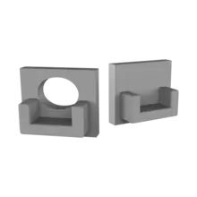 SLIMSTUC300 eindkap met kabeldoorvoer
