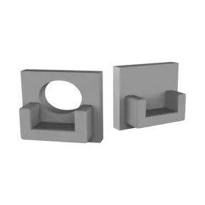SLIMSTUC300 eindkap met kabeldoorvoer