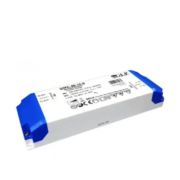 Luksus LED voeding LED voeding 12v 50w dimbaar – fase afsnijding - IP20 - GTPC-50-12-D