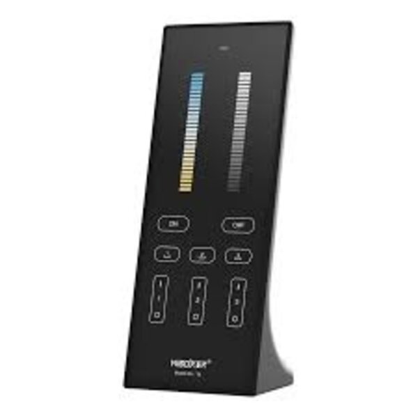 Miboxer Design LED afstandsbediening tafelmodel + Zwarte wandhouder Dual White CCT LED – 3 zones – Miboxer Y2