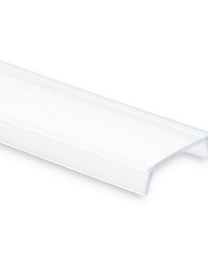 LUXE - Gezandstraalde - matte - Losse 2 meter opaal LED profiel klikafdekking - 12,4mm - 01, 02, 03, 08, stuc100, stuc200, gips100, gips200