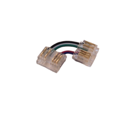 RGBW/RGBWW COB LED strip HOEK 90 graden connector recht – soldeervrij – klik connector – 12mm - IP20