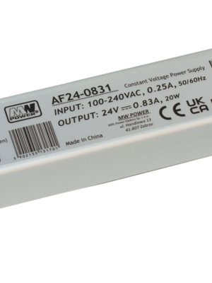 LED voeding 15W 24VDC 0,62A CV – Waterdicht IP67 –AF24-0625