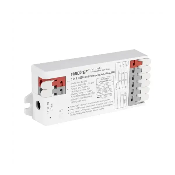 Miboxer Professionele ZIGBEE + TUYA + WIFI + 2,4ghz 3 in 1 LED controller E3-ZR - AANBIEDING