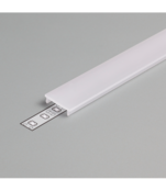 20 meter Losse LED profiel klikafdekking - Opaal - Trimless10ALU