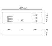 MINI 2 -1 LED strip controller - 1 zone - Miboxer MR2