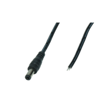 Male DC verlengkabel 100cm - SPOSDC-Y-P25S-1.0