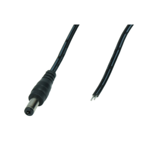 Male DC verlengkabel 100cm - SPOSDC-Y-P25S-1.0