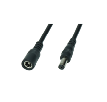 DC 2.1/5.5 mm verlengkabel voor LED voedingen 100cm - POSDC-Y-PS21-1.0