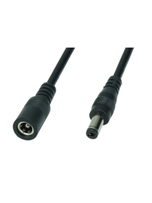 DC 2.1/5.5 mm verlengkabel voor LED voedingen 100cm - POSDC-Y-PS21-1.0