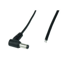 Hoek Male DC verlengkabel 100cm - SPOSDC-T-P21L-1.0