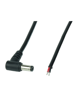 Male DC verlengkabel 100cm - SPOSDC-Y-P21S-1.0