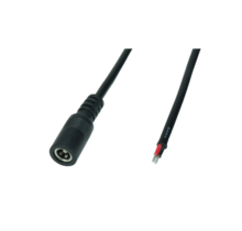 DC 2.1/5.5 mm verlengkabel voor LED voedingen 100cm - POSDC-Y-PS21-1.0 -