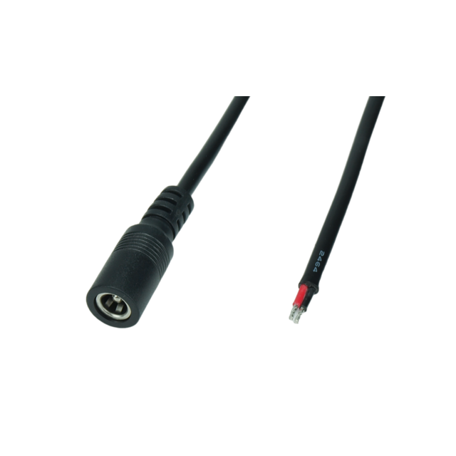 DC 2.1/5.5 mm verlengkabel voor LED voedingen 100cm - POSDC-Y-PS21-1.0 -