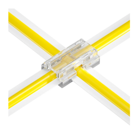 COB LED strip connector kruisverbinder X - soldeervrij - klik connector - 8mm COB - IP20