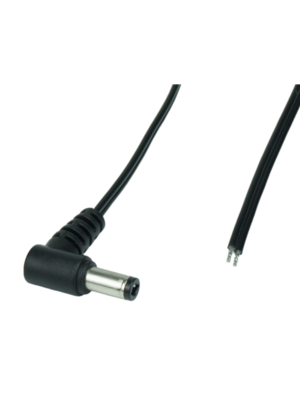 Hoek Male DC verlengkabel 100cm - SPOSDC-T-P21L-1.0