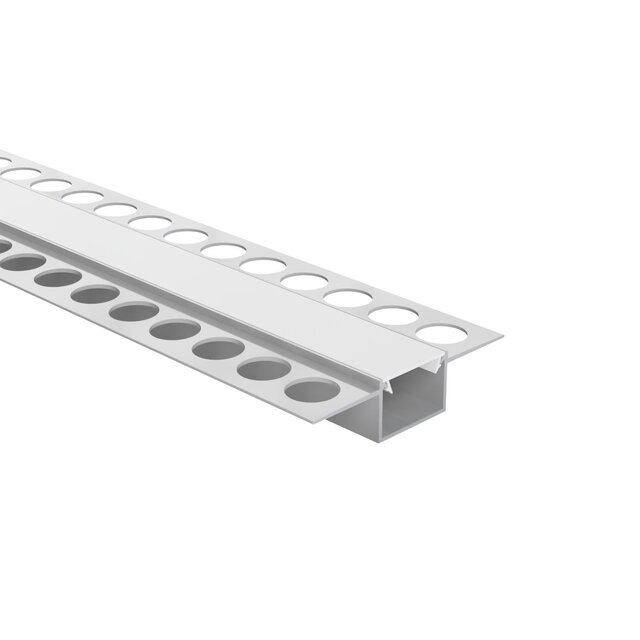 Trimless LED stucprofiel inclusief klikafdekking 62 mm x 15 mm - Trimless400
