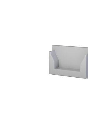 Eindkap zonder kabeldoorvoer LED profiel - Trimless400