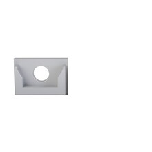 Eindkap met kabeldoorvoer LED profiel - Trimless400