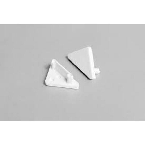 Luksus LED profiel eindkapjes Eindkap - C12WIT - C12WITDUO