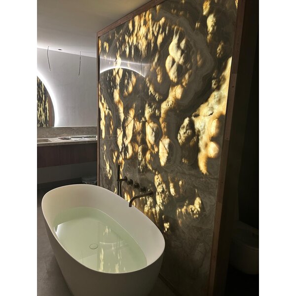 Lulsus LED vellen LED sheet - Natuursteen LED verlichting - 640 LED - 5500 LM -  RGBCCT - Dimbaar - 24 volt IP20 - 24,5 x 49cm - Koppelbaar